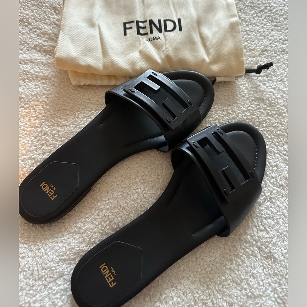Fendi Baguette Slides